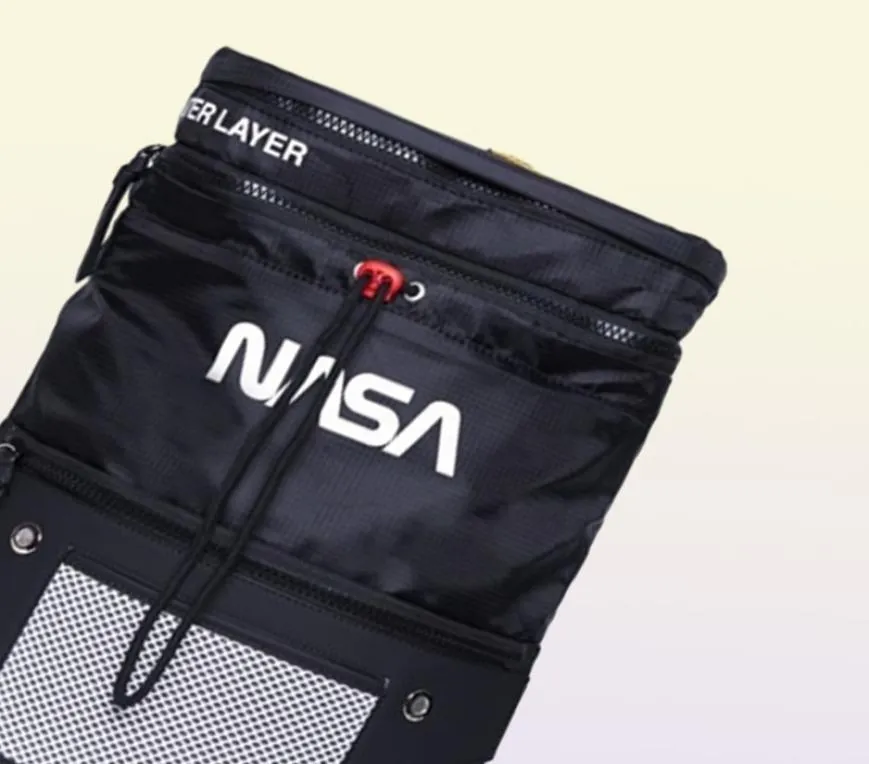 Heron Schoolbag 18ss NASA CO Фирменная рюкзак Preston Men039s ins fress284x3543530