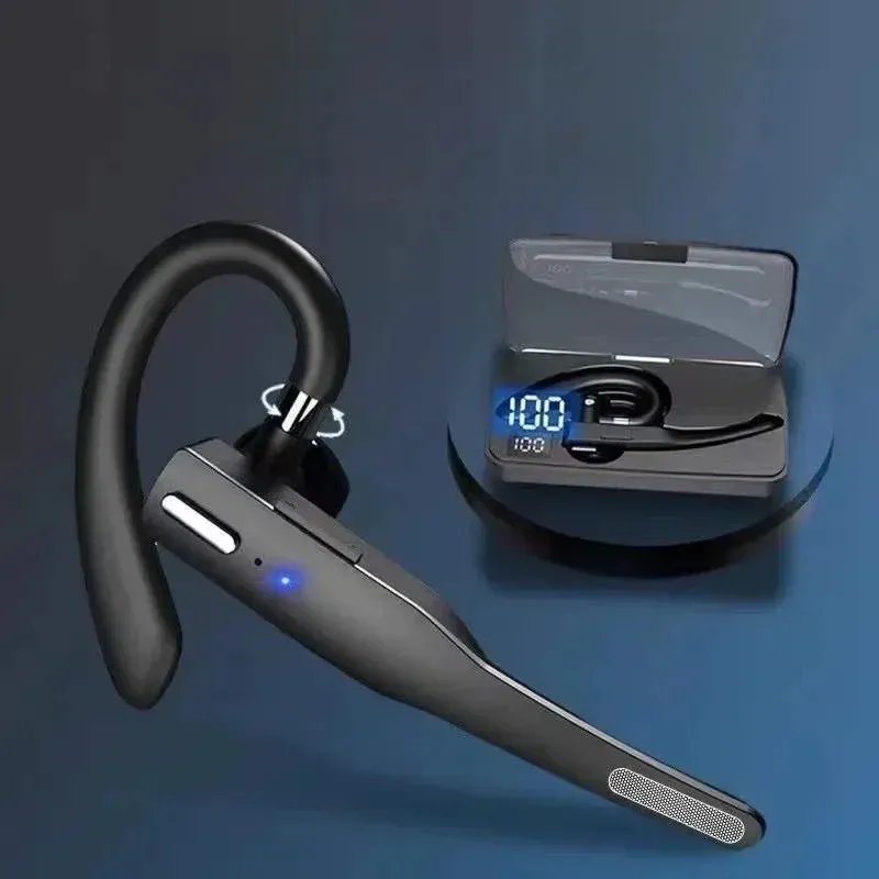 YYK525 Hängendes Ohr, kabelloses Bluetooth-Headset 5.1, Freisprecheinrichtung, ENC-Anrufgeräuschunterdrückung, Einohr-Business-Kopfhörer