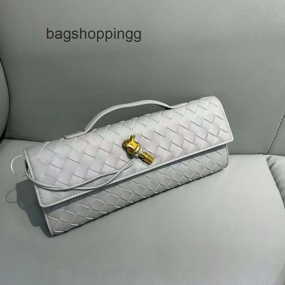 El çantası Crossbody Lady Bags Bottegs Venetass çanta Yeni Yatay Uzun Debriyaj Andiamo Kadın Baget Çanak Dokuma Ziyafet Tek Cowhide Omuz 1 Mui6