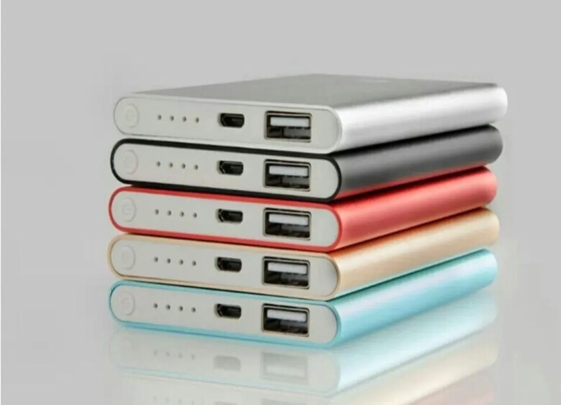 Ultra Slim PowerBank 500010000MAH Power Bank dla telefonu komórkowego Tablet PC PC Zewnętrzna akumulator konfigurowalne logo 20225551948