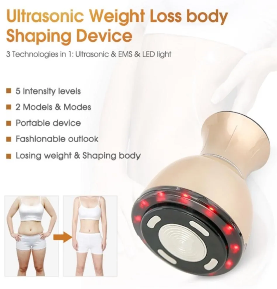 Mini 40K Cavitation Corps Minceur Anti Cellulite Perte De Poids Ultrasonique Lipo Réducteur Machine Réduction De Graisse Usage Domestique Beauté Too8550595