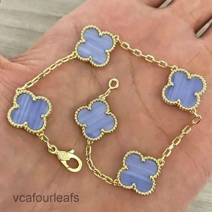 Van Jewelrys Cleef Four Leaf Clover Bracelet 2024 Designer de luxe Perle 4 Feuilles 18k Or Laser Marque Bracelet Charme Bracelets Collier Boucles D'oreilles Bijoux De Mariage