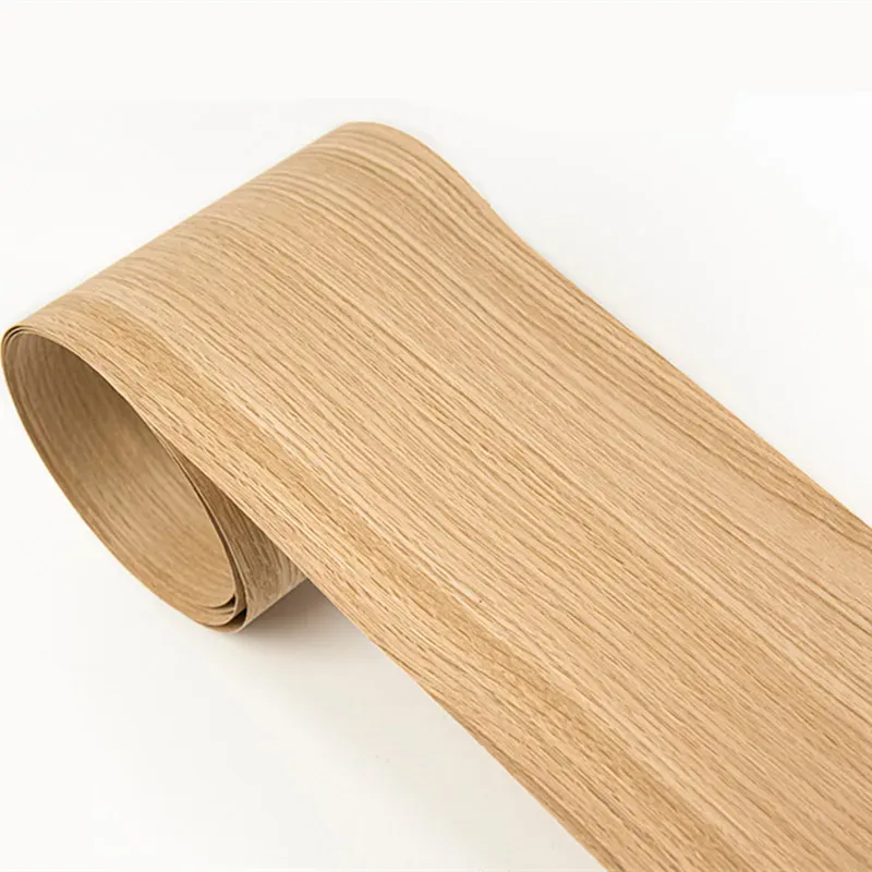 クラフト0.5mm天然オーク材の肌の固体木材ベニア家具装飾木製作品手作りスピーカー木製パネル15x280cm