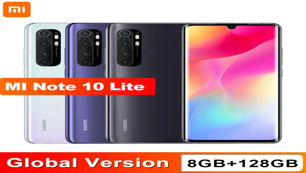 Globale Version Xiaomi Mi Note 10 Lite 8 GB 128 GB Snapdragon 730 G Octa Core 64 MP Quad-Kamera-Smartphone 5260 mAh 647 Zoll AMOLED6136103