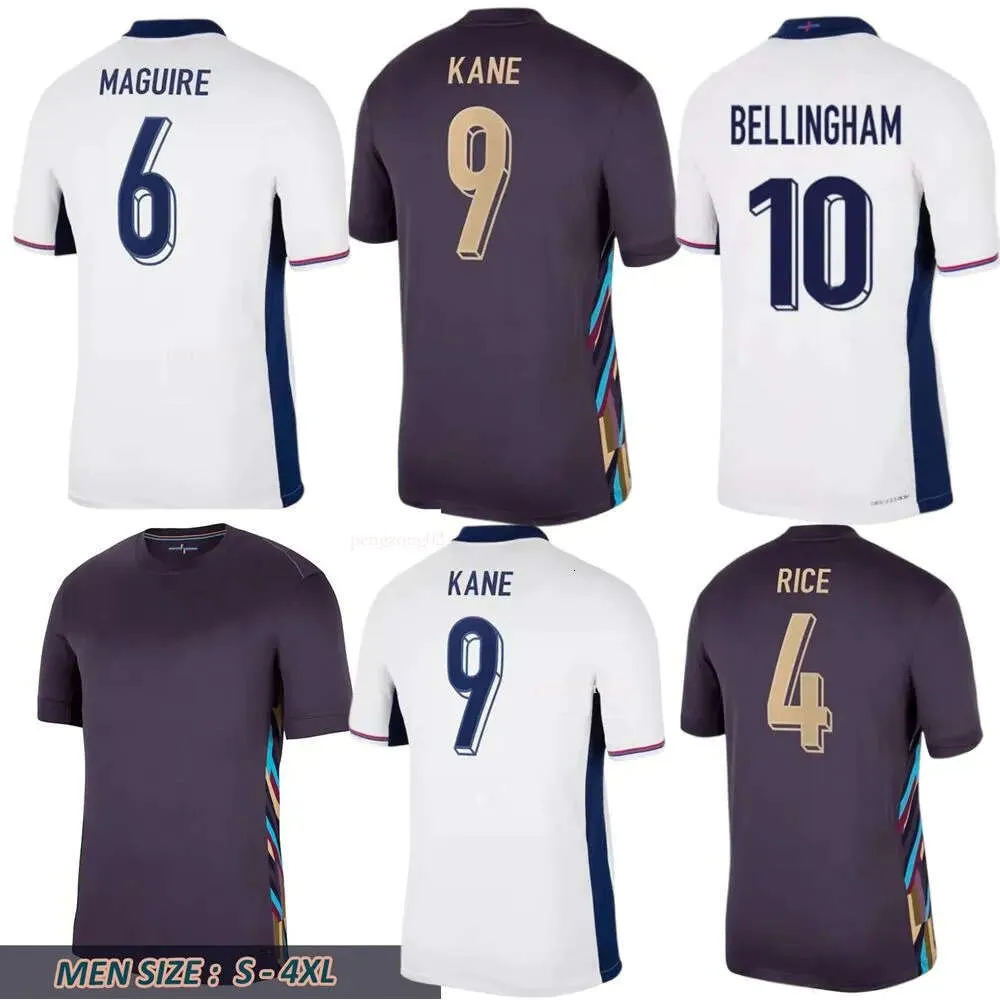 New 24 25 Englands Football Shirt Bellingham Rashford Kane 2024 Euro Cup 2025 Soccer Jersey National Feeld Home Away Men Kid Kit Women Saka Rice Foden S-4XL 45 35