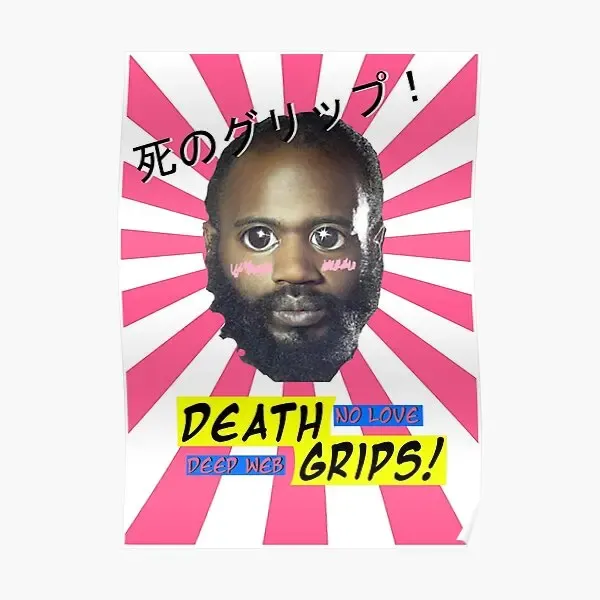 Kalligrafie Death Grips No Love Desu Web Poster Muur Kamer Vintage Decor Art Print Grappig Home Foto Modern Schilderij Muurschildering Geen Frame