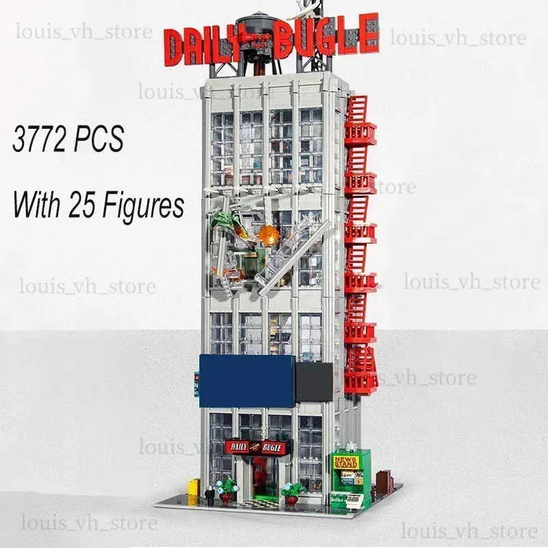 Bloque 3772 PCS Le bâtiment du clairon de la difficulté classique quotidienne Blocs de construction Bricks Birthding Christmas Gifts for Children 76178 T240325