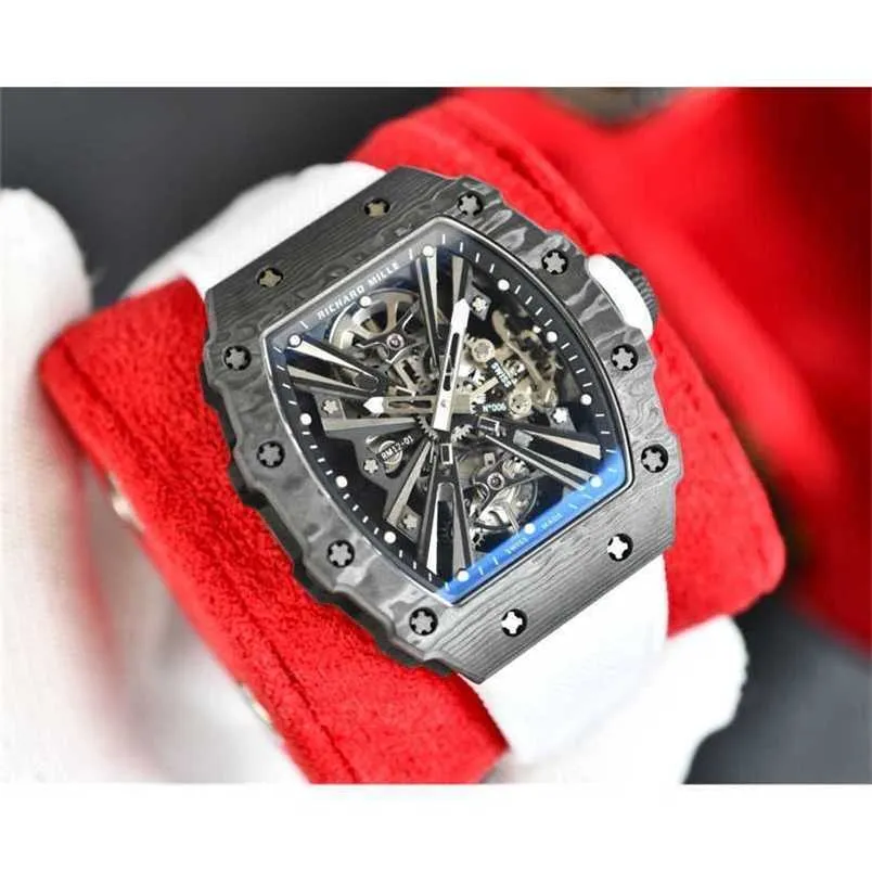 Richrsmill Watch Swiss Watch vs Factory Carbon Fiber Automatic RM12-01ウォッチメンリスト
