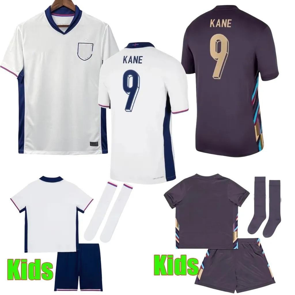 Englands Football Shirt 2024 25 Koszulki piłkarskie Saka Foden Bellingham Rashford England Kane Sterling Grealish Nation
