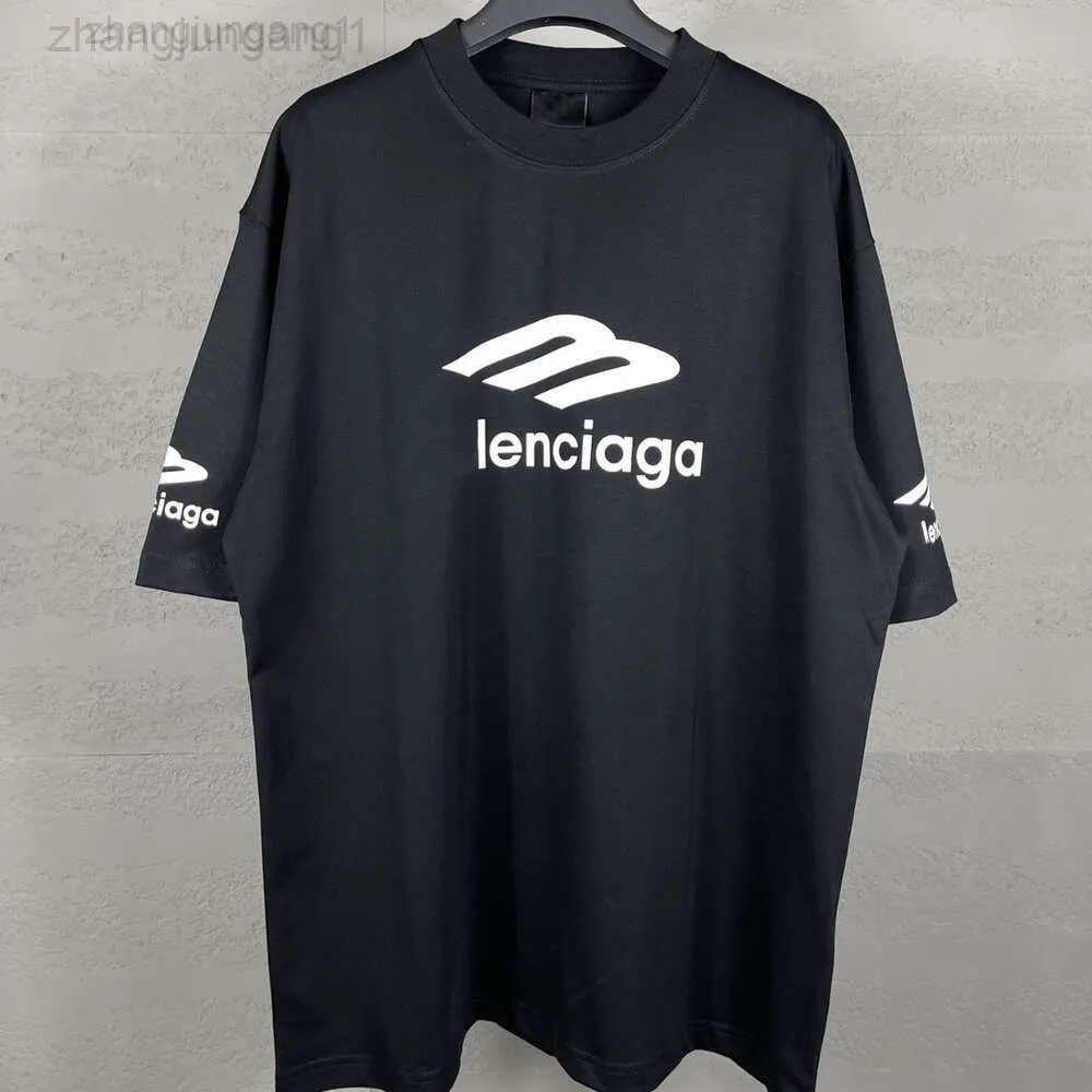 Desginer Balanciaganess TシャツBaleciaga RefortバージョンParis B Family 2024 New Ski Collection Ligh