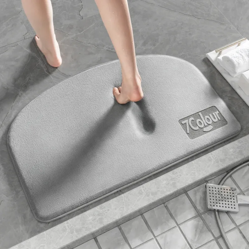 Tapis de Massage en mousse à mémoire de forme, grand tapis de salle de bain absorbant, ensemble de salle d'épurateur de pieds, tapis antidérapant de lavage en Machine d'été pour le bain