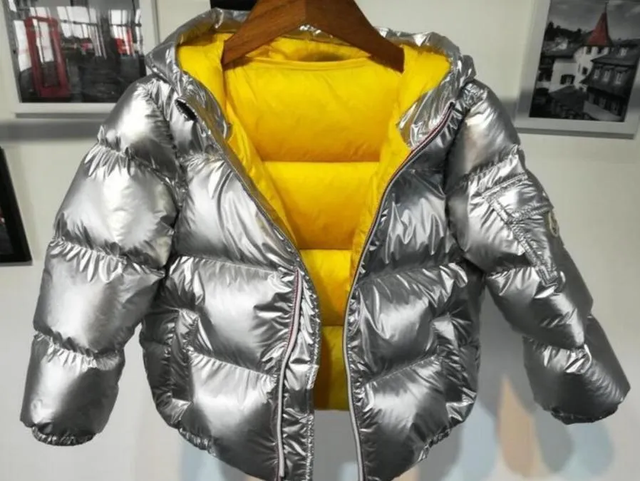 Chaqueta de plumón de lujo para bebés, abrigo con capucha para bebés, ropa para niños, chaquetas gruesas y cálidas, ropa para bebés y niños, prendas de vestir exteriores 1998089