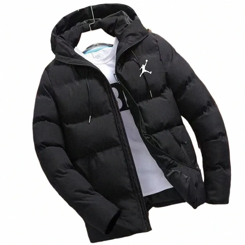 2023 Winter New Men's Fi Hat Jordan Jacket Warm Coat E1Jd#