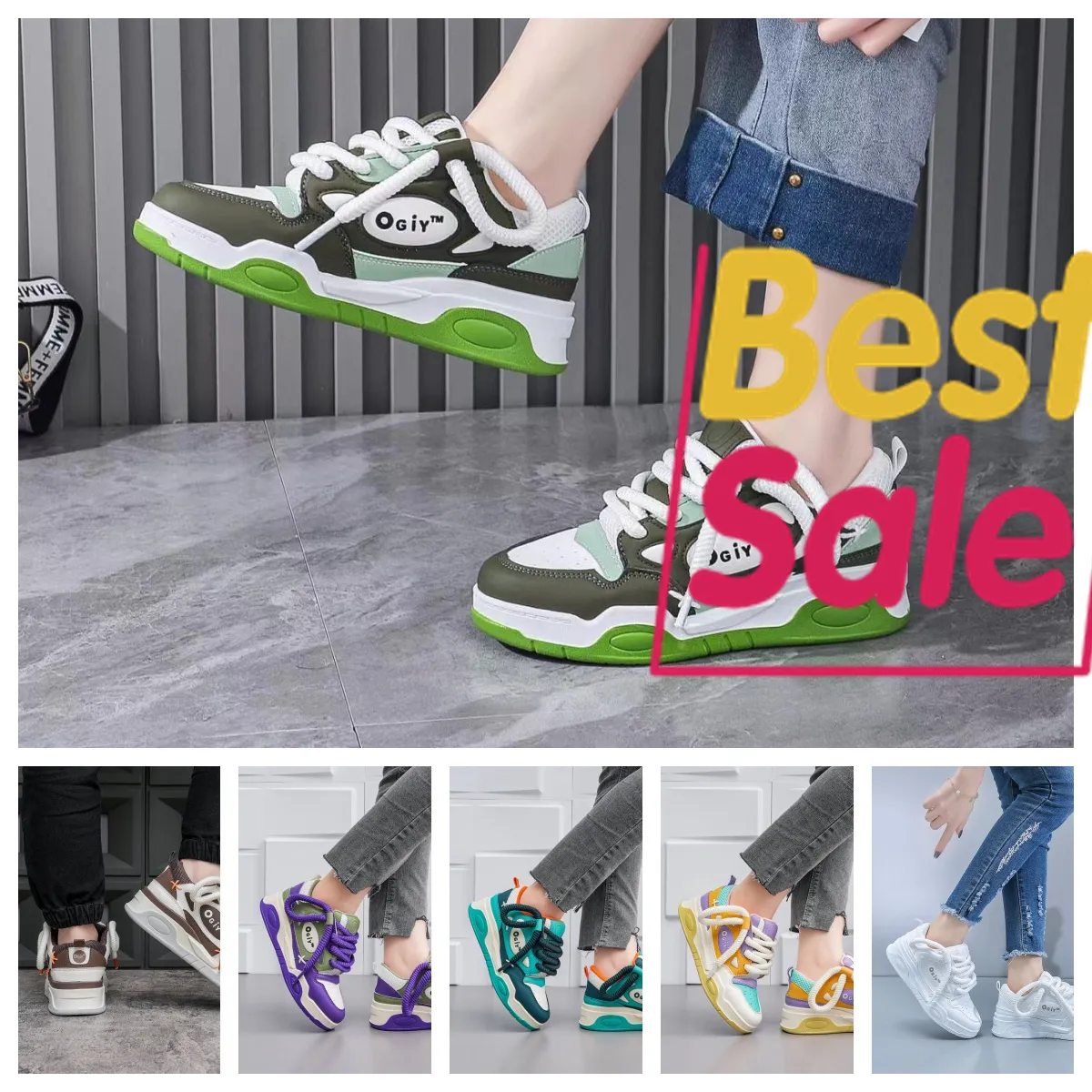 2024 Designer Shoe Lace Up Platform Sneakers Noir Blanc Bleu Clair Hommes Femmes Chaussures Casual GAI Taille 35-45 Chaussures Plate-forme UNISEXE