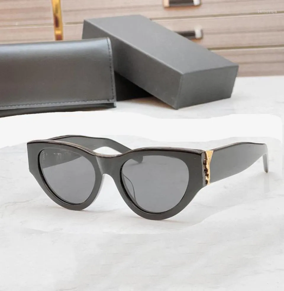 Солнцезащитные очки Women39s для летних M94 в стиле антильтравиолета ретро -тарелка Cay Eye Rames SLM94 с оригинальным Case5365798