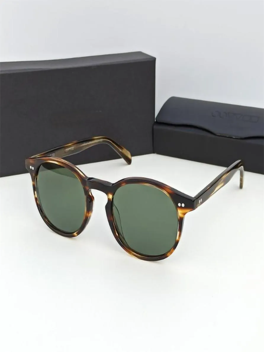 Sonnenbrille Oliver Brand Vintage Polaroid für Männer Frauen OV5241 Runde Retro Sonnenbrille Maskulino9438003