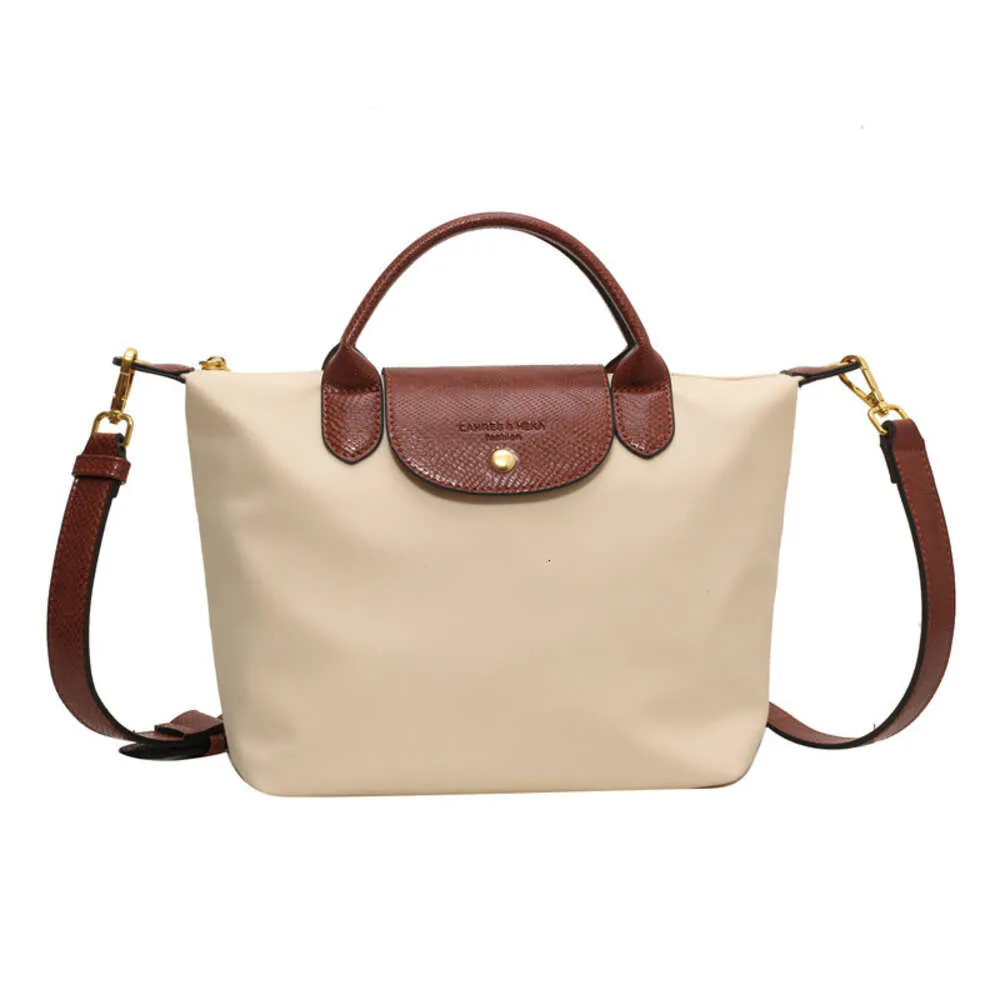 Sac à bandoulière en tissu Oxford pour femmes, sac à bandoulière bon marché, nouvelle collection 2024, Texture mode épissage boulette chignon Simple, sac à mainYPGK