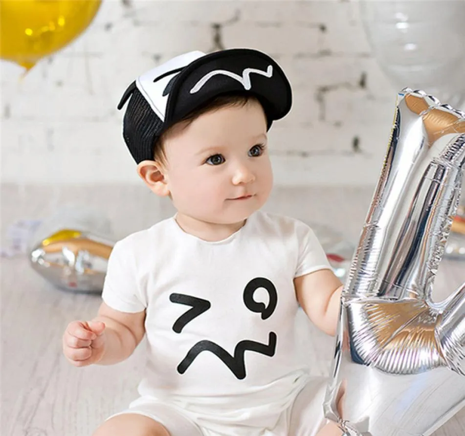 Soft Brim Kids Hats Summer Sun Hats Children039s Baby Baseball Beret Caps Cute Boy Girl for 13Y Baby3574093