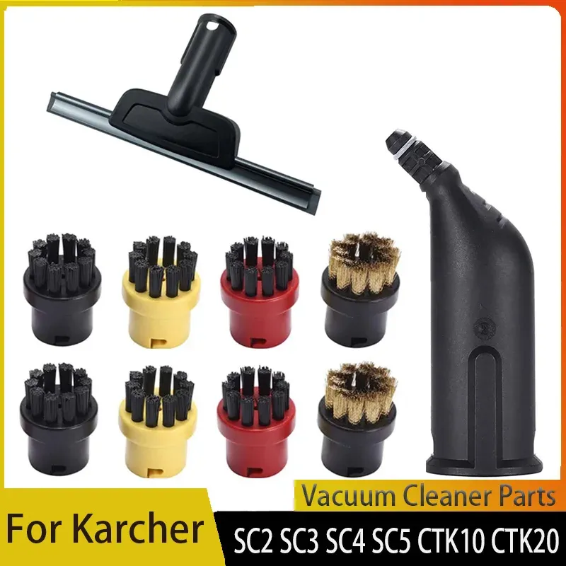 Игрушки для Karcher Sc2 Sc3 Sc4 Sc5 Ctk10 Ctk20, скребок для оконной насадки, круглая щетка для пароочистителя, зеркала, чистая щель, влага