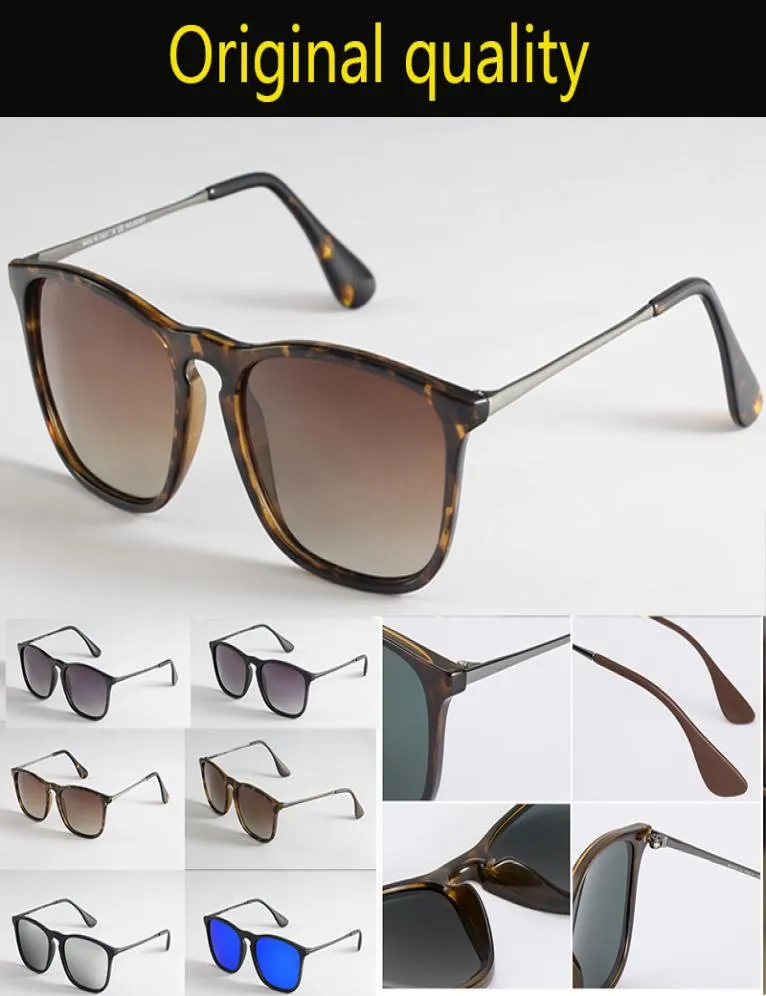 4187 Brand Sonnenbrille Top -Qualität polarisierte Linsen Chris Model Frau Mann Sonnenbrillen Shades de Oclus mit hochwertigen Paketen 8578777