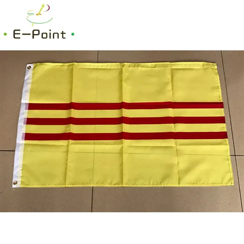 Tillbehör flagga av södra Vietnam 2ft*90 cm) 3ft*5ft (90*150 cm) Storlek juldekorationer för hemflaggbanner