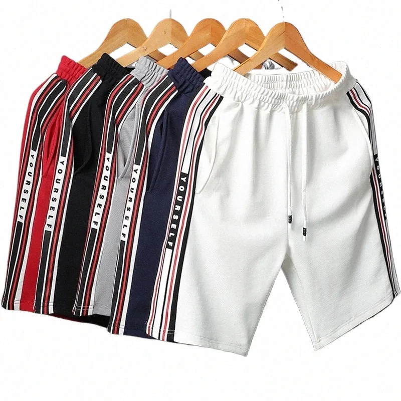 men White Shorts Summer Gym Jogging Sport Shorts Men Casual Mesh Polyester Beach Short Pants Loose Elastic Waist Solid Shorts m9x1#