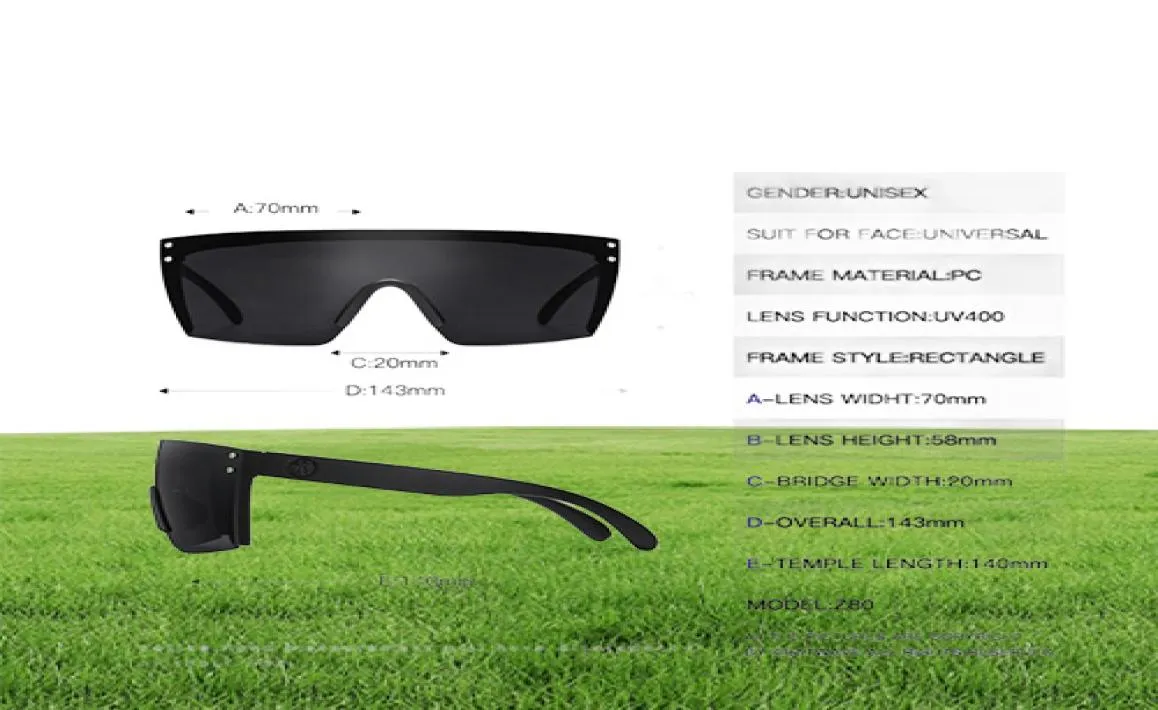 2021 Wysokiej jakości luksusowa marka fali upałów okularów przeciwsłonecznych kwadratowe soczewki kobiety mężczyźni słoneczne okulary UV4004780281