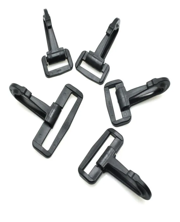 50 pzlotto Moschettoni In Plastica Stile Rocker Per La Cinghia Dello Zaino Paracord Cordino Fibbie Olecranon Hook8890286