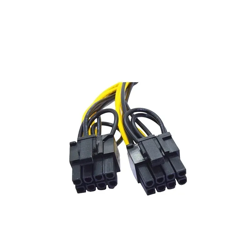 20CM Pc Power Supply CPU Molex 8 Pin To I-e 8 6+2 Pin Pci Express Graphics Card Connectors Internal Cable Power Splitters