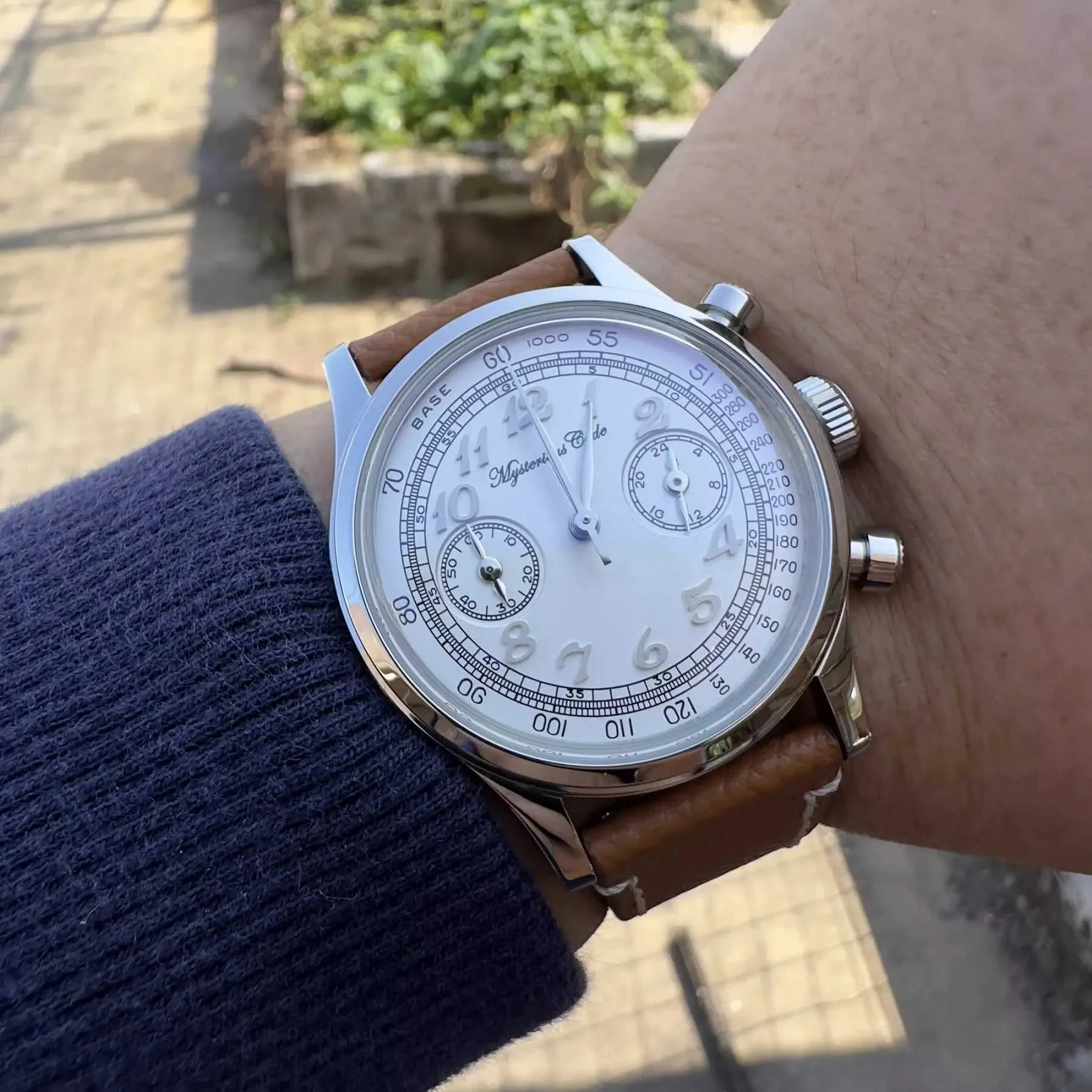MYSTERIOUSCODE 38MM Men's Chronograph analog watch