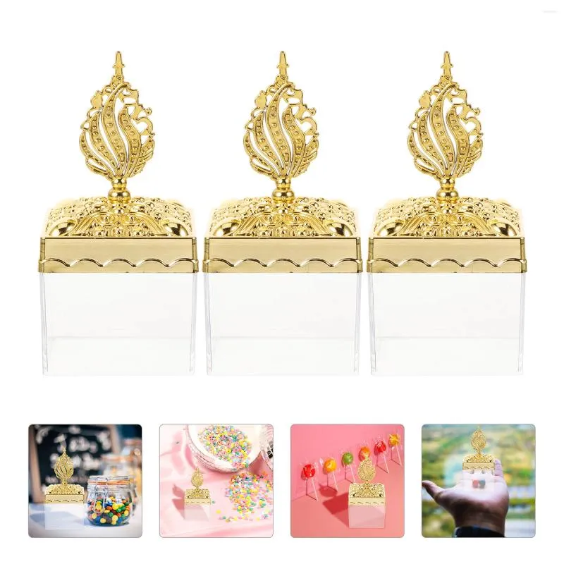 Party Supplies 12 PCS Dessert Containers Candy Box Present Boxes Chocolate Goodie Favor for Wedding Baby