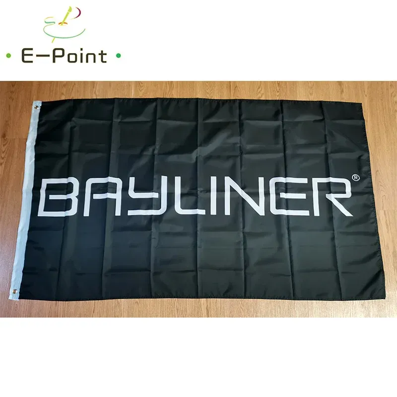 Zubehör Bayliner Bootsflagge Schwarz 2 Fuß * 3 Fuß (60 * 90 cm) 3 Fuß * 5 Fuß (90 * 150 cm) Größe Weihnachtsdekorationen für Zuhause Flaggenbanner