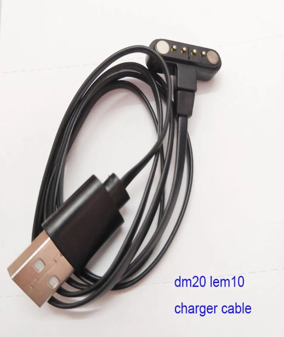 LEM10 DM20 SMART WACK WRISTWATCH TELECH TELEWT MAGNET Laddning Kabel Bytesladdare för 4G Smart Watch LEM103404433