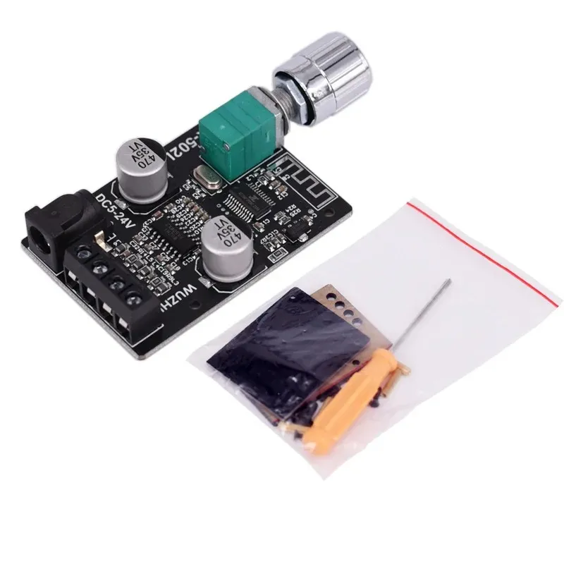 2024 Audiohögtalare DIY Bluetooth 5.0 High Power Digital Amplifier Stereo Board 50W+50W Amp Amplificador Audio Home Theater2. Hög effekt 1.