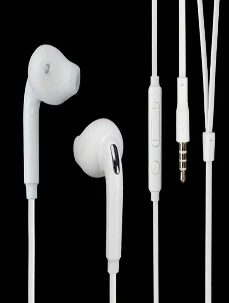 Premium Stereo -Qualitätsfabrik -Aktion für Samsung S7 S6 Edge Earphone Earbud Headset Headphones 35 mm Nicht -Verpackung EOEG920LW8213468