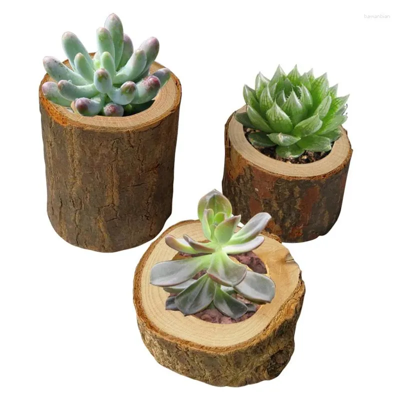 Candlers Minimalistes en bois du porte-chandelier Table de décoration de plantes de plantes de plantes