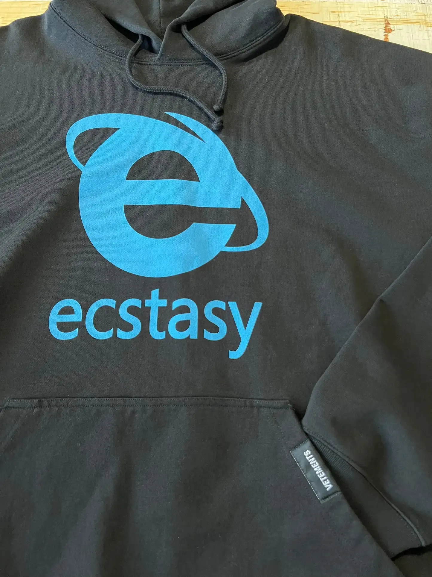 Streetwear Ecstasy Blobie z kapturem Y2K Męs