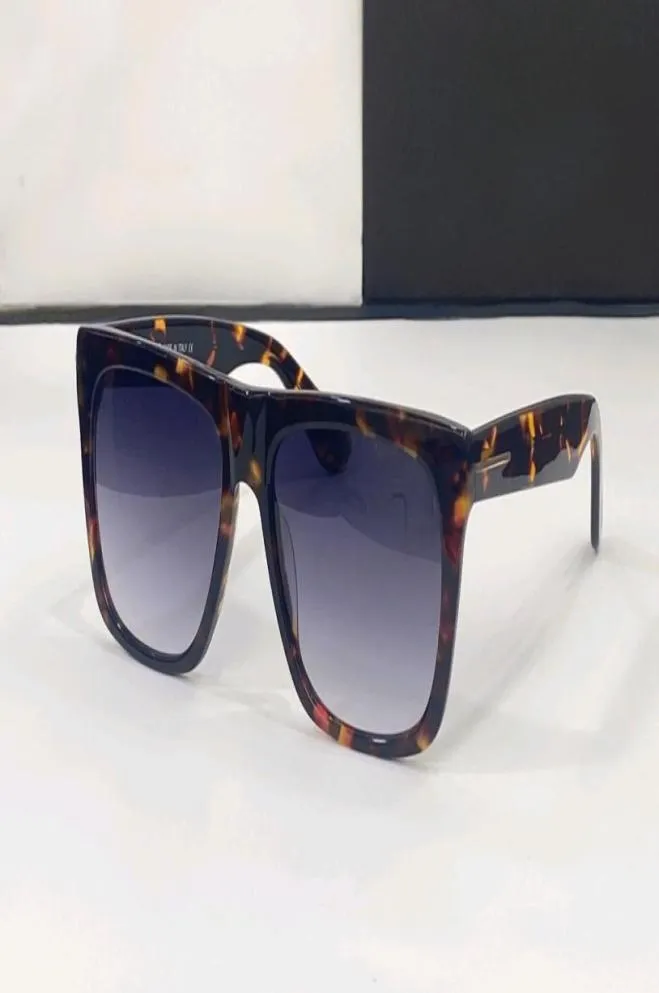 0513 نظارة شمسية مربعة سوداء هافانا رمادية التدرج للنساء MEN MORGAN FASHING SUN SUNDES لقضاء عطلة UV400 EYEWEAR WIT4645463