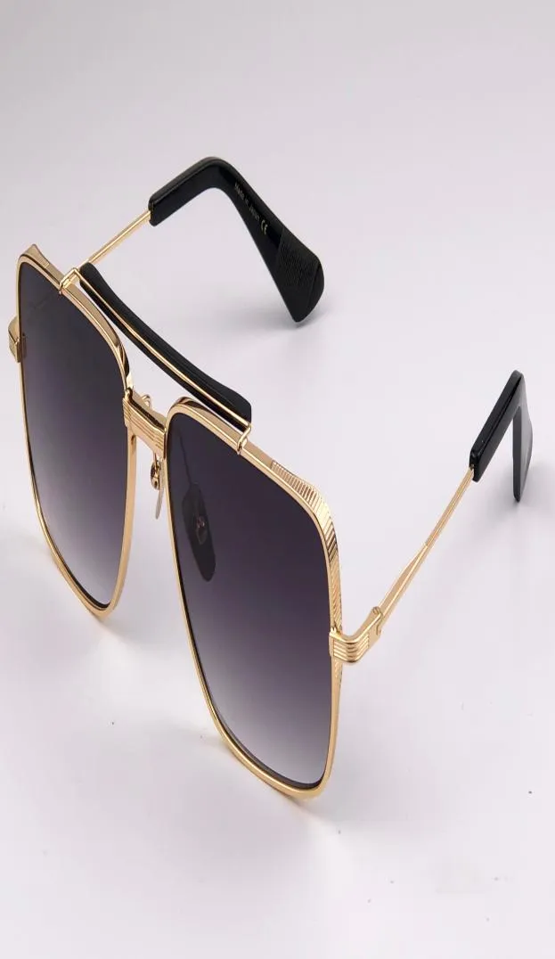 New popular sunglasses TYPE403 men design K gold retro square frame fashion avantgarde style top quality UV 400 lens outdoor eyew2092420