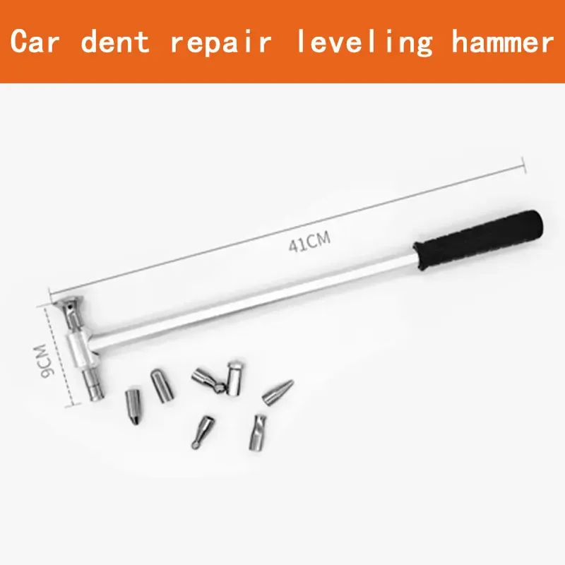 Hamer Carrosserie-reparatiehamer, niet-markerende reparatie-nivelleringstool, gratis plaatwerk spuitverf, bump-reparatietool