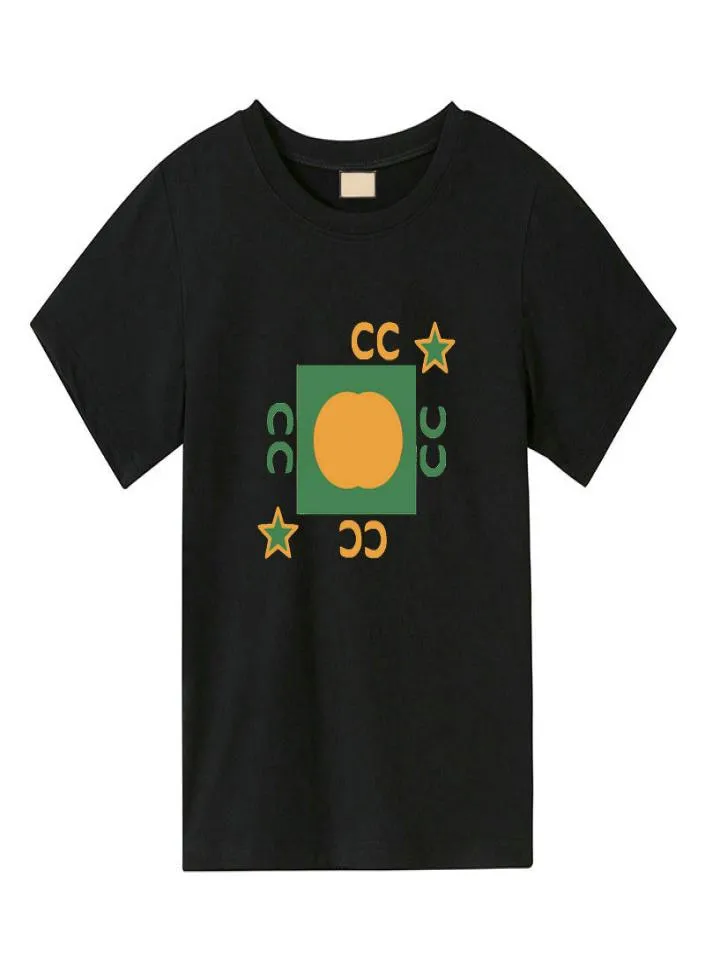 enfants designer coton T-shirts enfants garçon filles t-shirt à manches courtes ras du cou lâche lettre impression tops hip hop Tees8230833