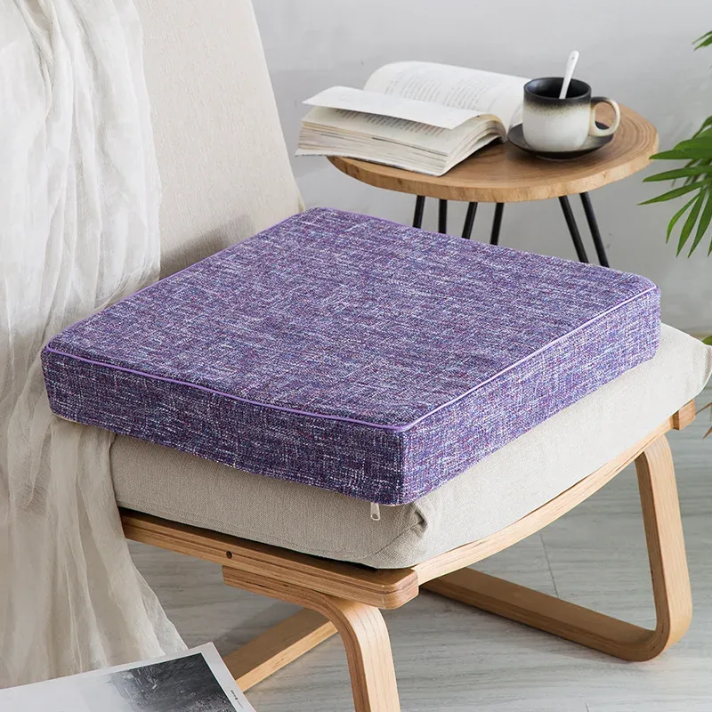 2024 35D Plus Hard High Density Sponge Sofa Cushion Solid Wood Redwood Window Mat Tatami Chair Cushion Can Be Ordered Size Thickness