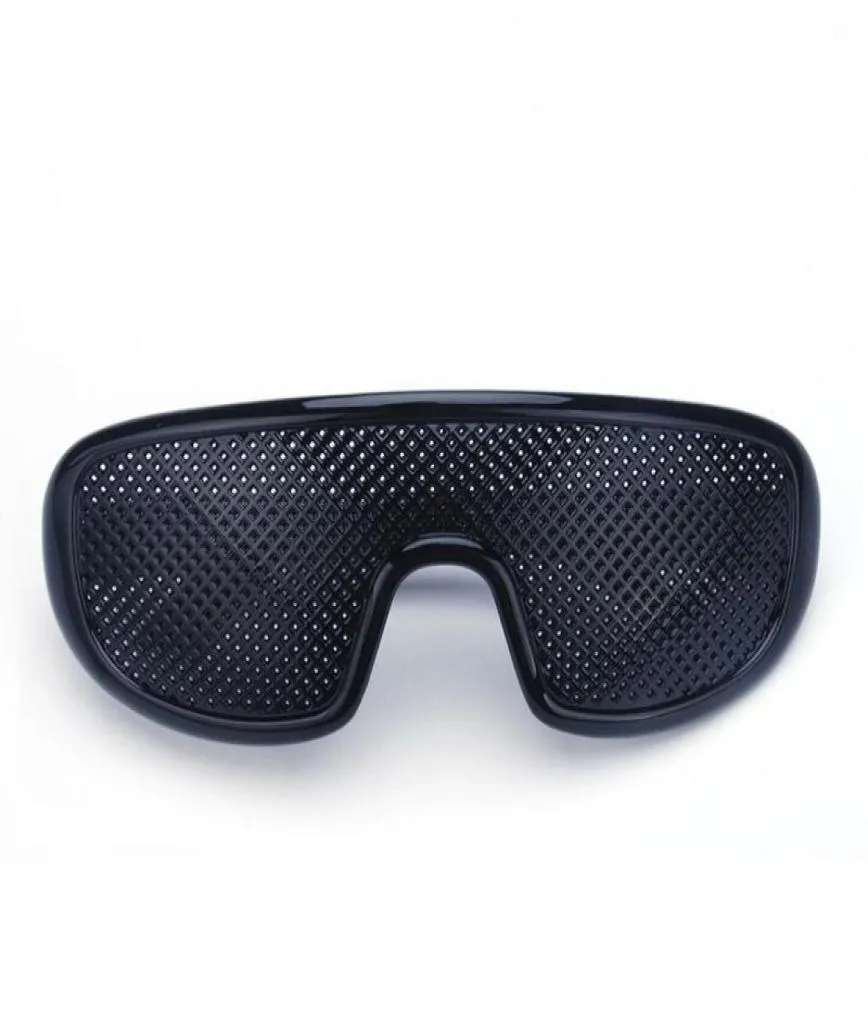 Solglasögon Cubojue Pinhole Glasses Black Anti Trötthet Hallow Small Hole Myopia Eyewear High Quality Plast Drop5759146
