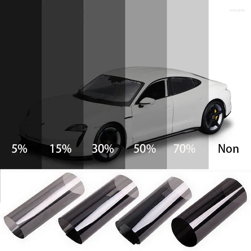 Window Stickers 2/3/5m Solar Automotive Removable Protective Glass Auto Sunshade Film For Car Non-reflective Tint