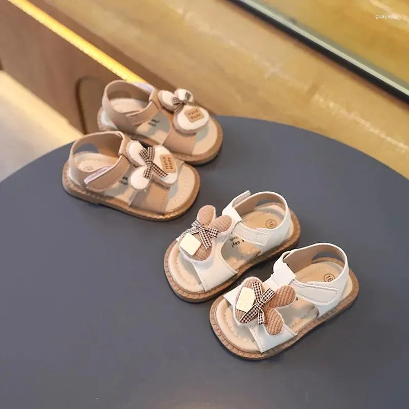 First Walkers Little Girl Sandal Summer Children Princess Non-slip Flat Sandals Fashion Kids Causal Walking Beach Shoes Pattern