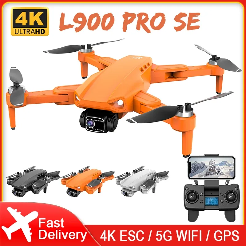 Drones L900 PRO SE Drone 4K professionnel GPS FPV double caméra HD Drones avec moteur sans brosse 5G WiFi RC quadrirotor VS SG108 Pro KF102