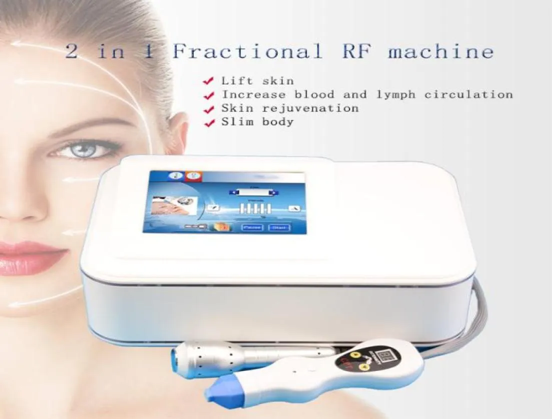 Professionnel 5 Conseils Fractionnels RF Radio Fréquence Dot Matrix Cold Hammer Machine Fabriale Resserrage Souffture Corps Skin Care Beauty E6641709