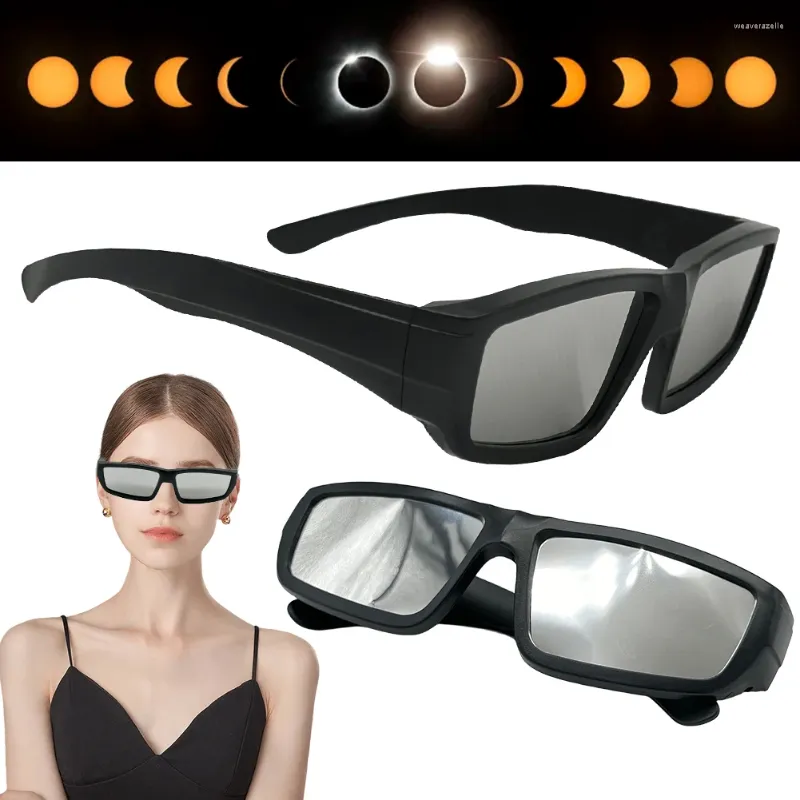 Óculos de sol 1/2/3/5 Pack Safe Shades ISO Certified Solar Eclipse Observation Glasses Visualização para sol direto