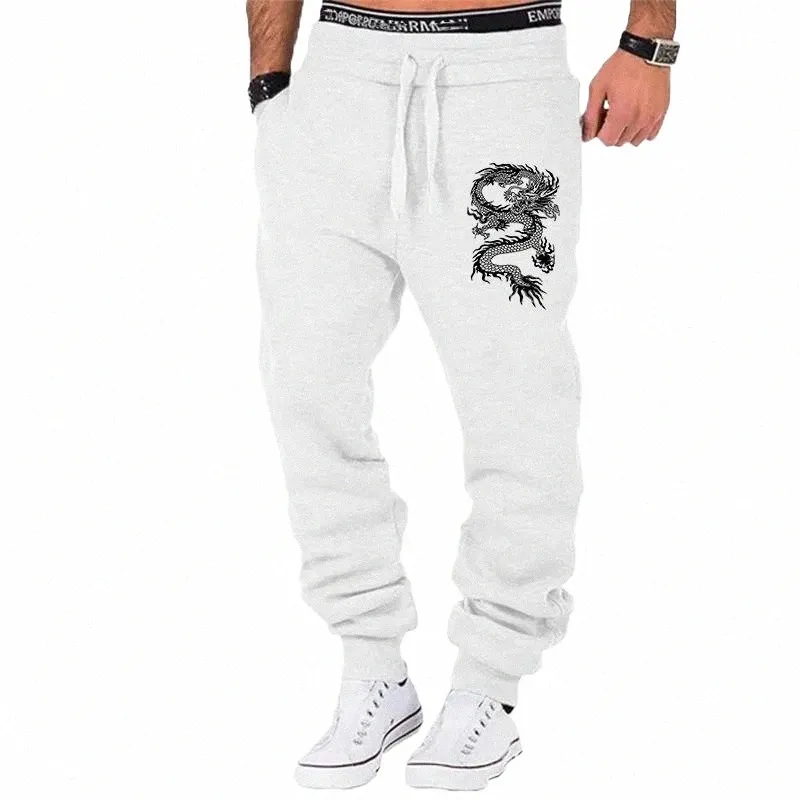 Pantalons de survêtement pour hommes Pantalons de jogging tendance Joggers Pantalons décontractés pour hommes Pantalons de survêtement doux et confortables 86kW #