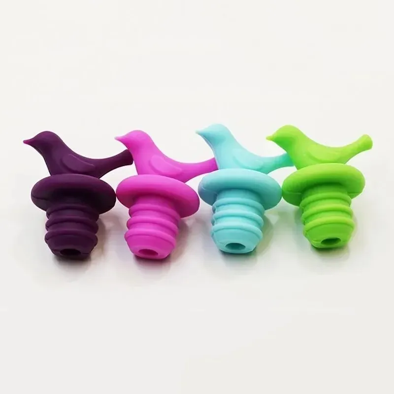 2024 Creative Silicone Beer Wine Cork Stopper Plug Bottle Cap Cover Seasoning Bottle Stopper Barware Bar Kitchen Tools accessories for